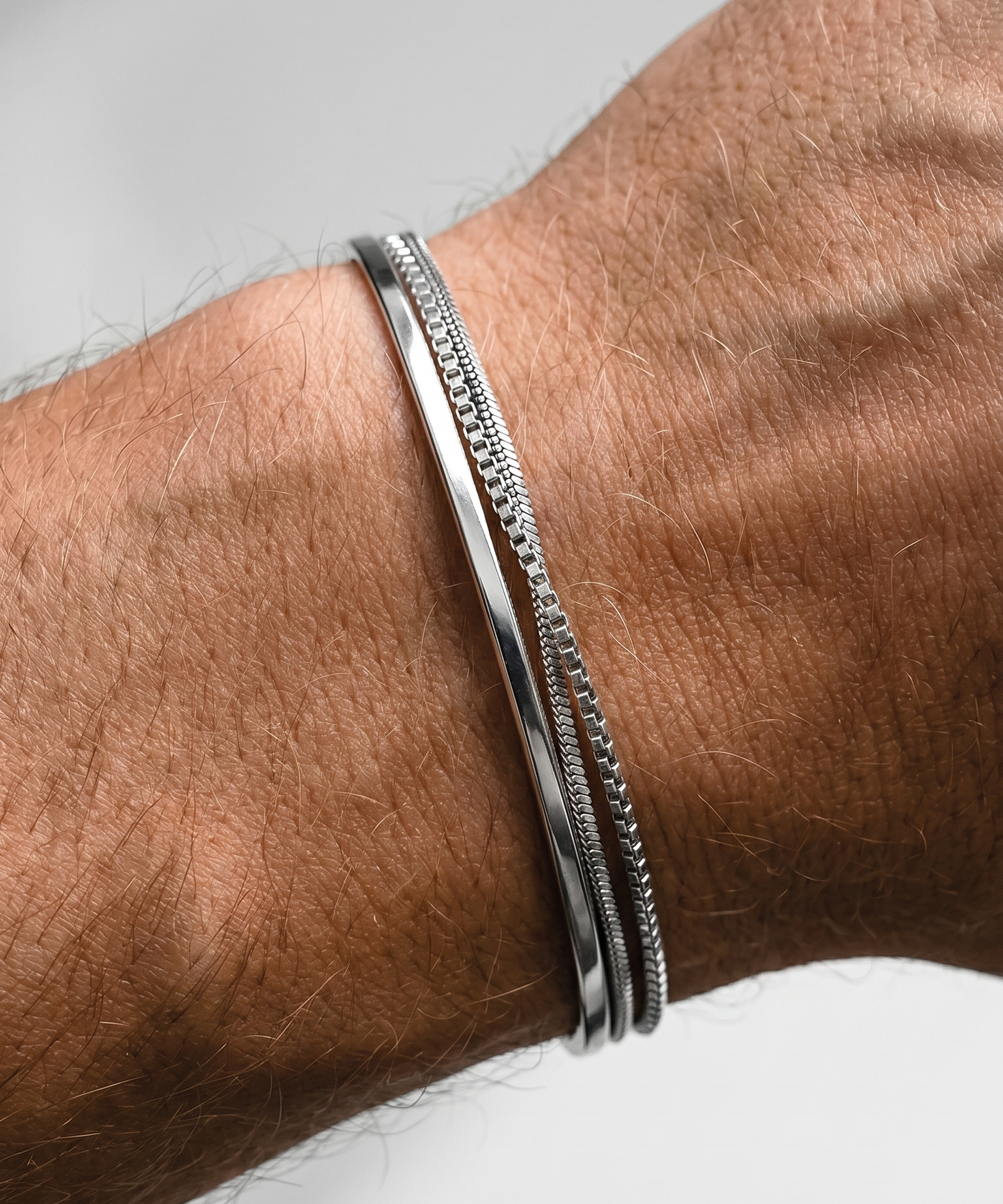 3x minimalistisk stablet sett